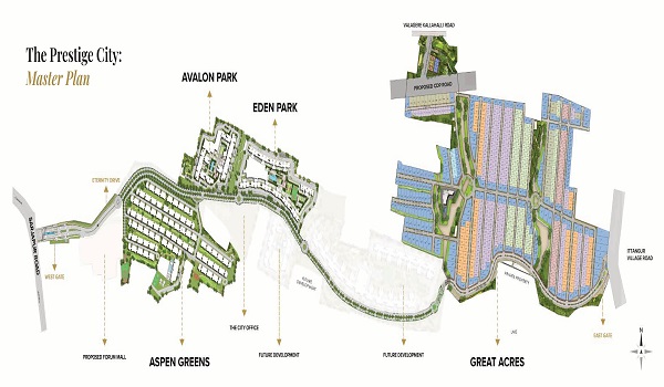 The Prestige City Sarjapur Master Plan